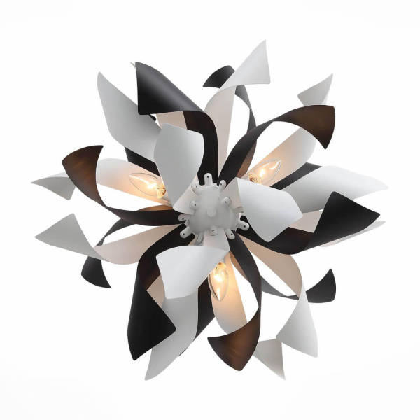 Купить ST LUCE SL453.453.06E Люстра подвесная  Черный, Белый/Черный, Белый E14 6*40W