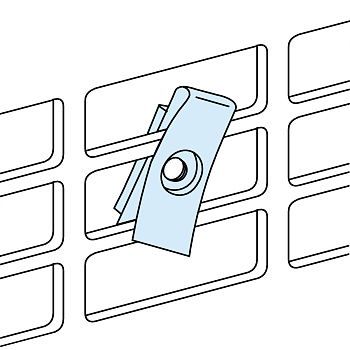 SE 20 ГАЕК М4 ДЛЯ ПЕРФОРИРОВАННОЙ ПЛАТЫ LVS03180