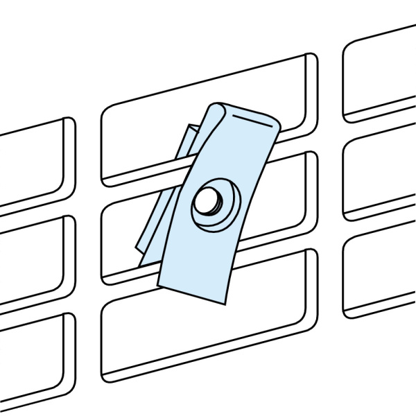 SE 20 ГАЕК М5 ДЛЯ ПЕРФОРИРОВАННОЙ ПЛАТЫ LVS03181