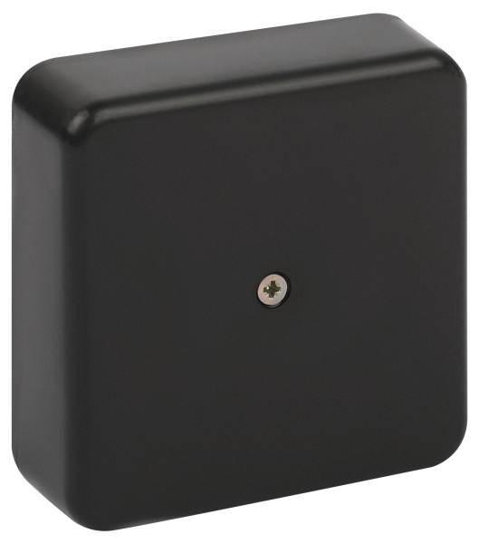 ЭРА Распаячная коробка BS-B-75-75-20 75х75х20мм без клеммы черная IP40