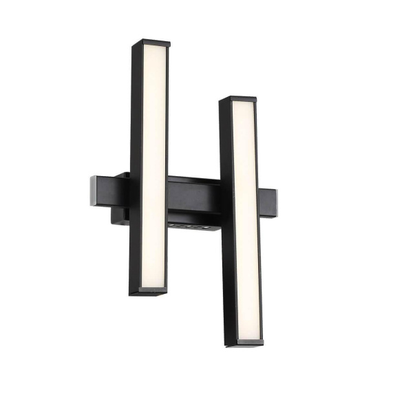 ST LUCE SL933.401.02 Бра  Черный/Черный, Белый LED 2*5W