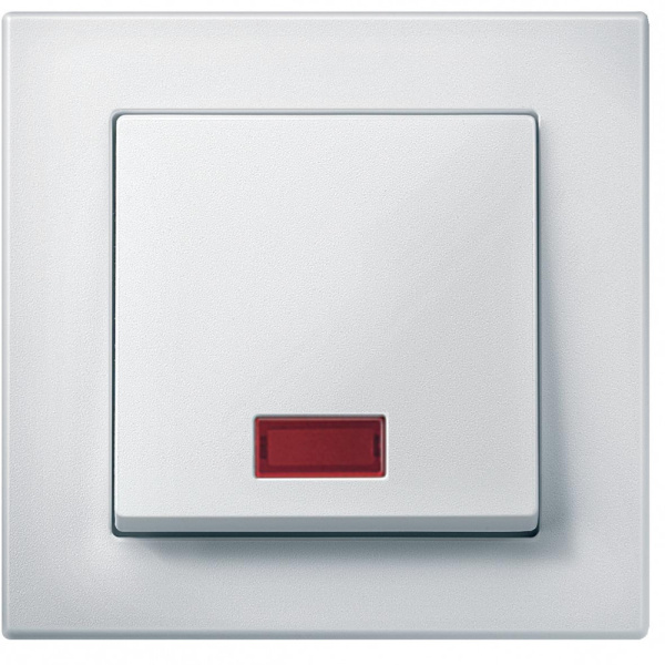 SE Merten SM Бел глянец Клавиша 1-ая с окошком, без линзы MTN432819