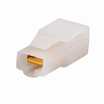 Клемма плоская гнездо - 6.3мм 1-1.5мм² (РП-м 1.5-(6.3)) + колодка Rexant 08-0981