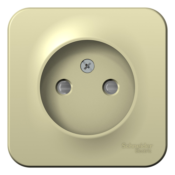 Купить Systeme Electric Blanca наруж Беж Розетка б/з со шторками, изолир. пластина 16А, 250В