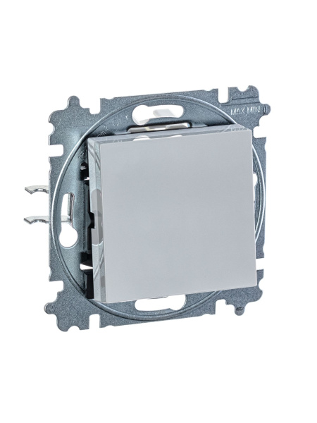 Купить ABB EPJ Levit серый / белый Переключатель 1-клавишный 2CHH590645A6016