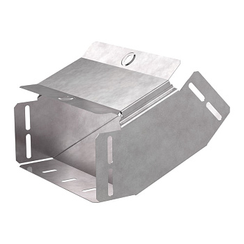 Промрукав Угол вертикальный внутренний 45 градусов с крышкой Стандарт 200х100 PR16.0449