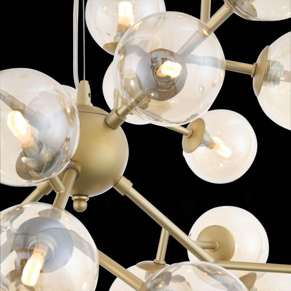 Купить ST LUCE SL438.203.24 Люстра подвесная  Золото/Коньячный G9 24*28W