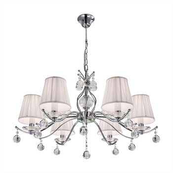 Citilux CL438161 Шелли Хром+Белый Светильник Люстра