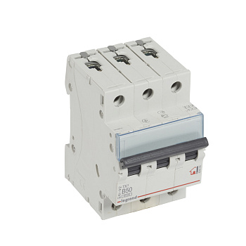 Legrand TX3 Автоматический выключатель 3P 50A (B) 6000 404005