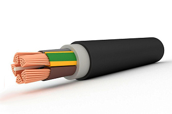Кабель силовой с ПВХ изоляцией  ВВГнг(А)-LS 5x70 черный ВВГнг(А)-LS 5*70 мс-1
