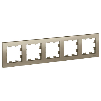 Systeme Electric AtlasDesign Шампань Рамка 5-ая, универсальная