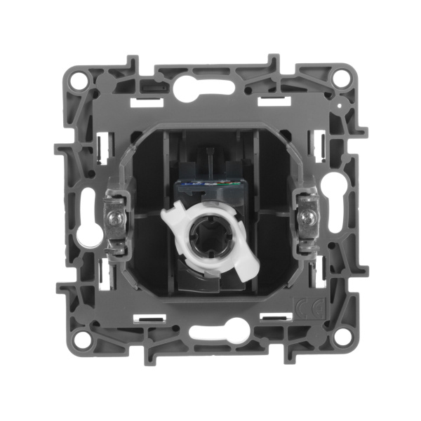 Купить Legrand Etika Антрацит Розетка компьютерная 1-ая RJ45, категория 5е UTP 672641