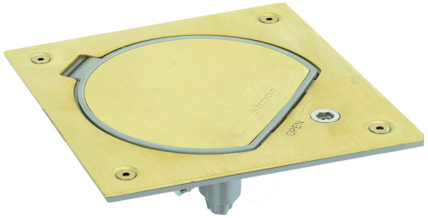 Simon Connect Латунь Влагостойкая основа IP66 с замком на 1 модуль K45 KSE0SEC-23-71