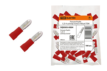 TDM Разъем РшИп 1,25-4 штекер (папа) (100шт) SQ0505-0004