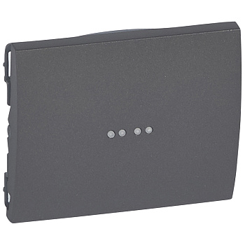 Legrand Galea Life Темная Бронза Клавиша 1-ая c точечной подсветкой 771234