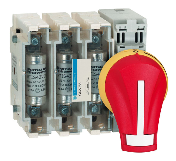 Купить SE Ручки для фронтальных выносных рукояток IP65, красный/желтый (GS2AH520)