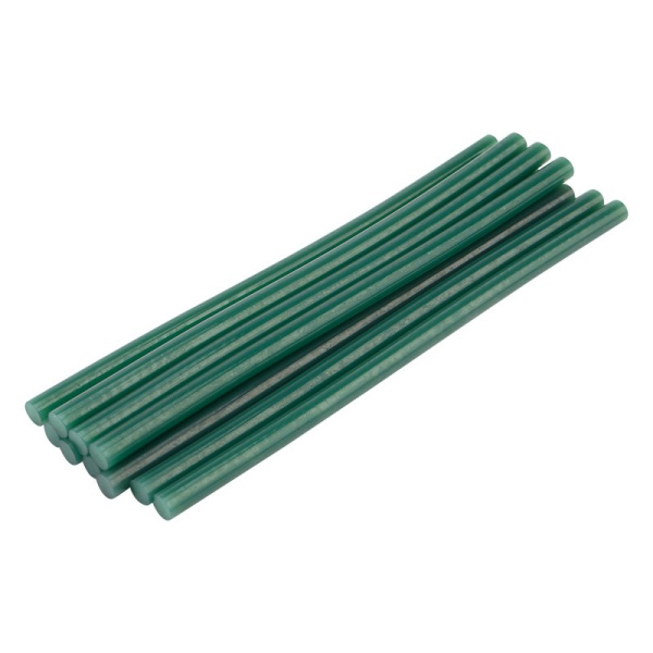 Клеевые стержни d=11,3 мм, L=270 мм, зеленые (упак. 10 шт.) Rexant 09-1273