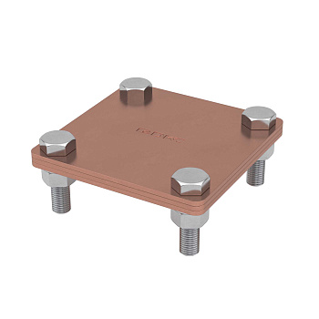 DKC Соединитель полоса - полоса, 80х70 мм, медь