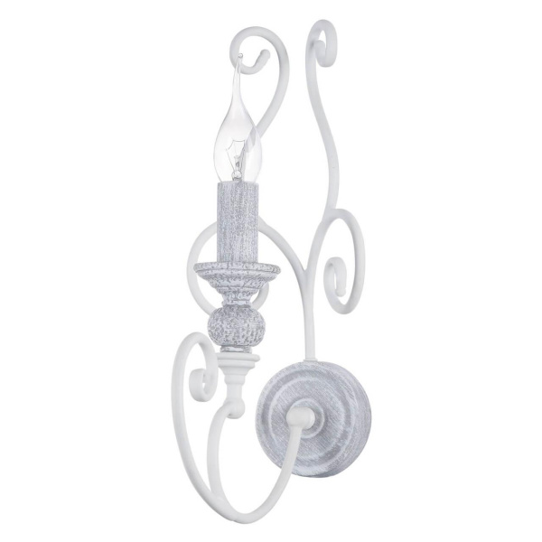 Maytoni Elegant Karina Белый Бра 1xE14 60W ARM631-WL-01-W Maytoni Elegant Karina Белый Бра 1xE14 60W ARM631-WL-01-W