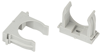 ЭРА Крепеж клипса для труб CLIP-32-G-MP прямой монтаж d 32мм серый 50шт