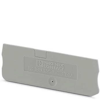 Phoenix Contact D-PT 1,5/S-TWIN-MT-0,8 Концевая крышка 3210313
