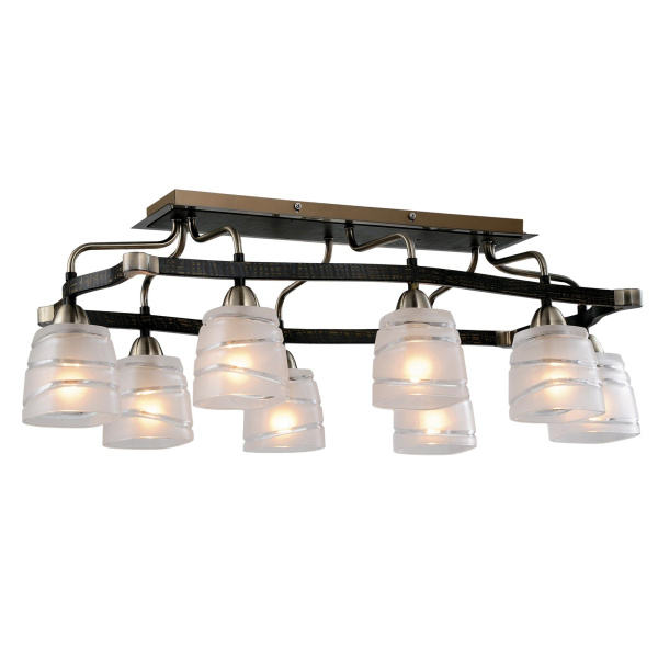 Citilux CL150181 Каппа Ст.Бронза+Холст Светильник Люстра