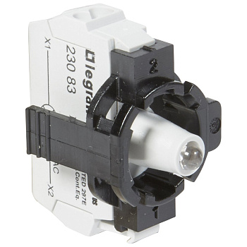 Legrand Osmoz Комплектующий блок для диффузоров для комплектации с подсветкой пружин. клеммы 230 В~ синий 1 пост 023133