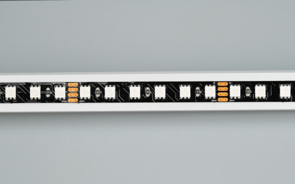 Arlight Светодиодная лента RT 2-5000 24V RGB 3X (5060, 420 LED, BLACK) (21 Вт/м, IP20) 021759 Купить Arlight Светодиодная лента RT 2-5000 24V RGB 3X (5060, 420 LED, BLACK) (21 Вт/м, IP20) 021759