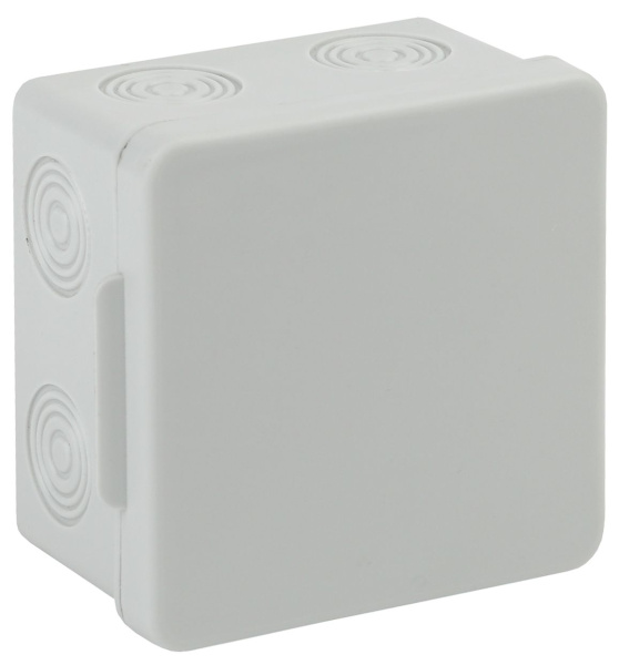 ЭРА KOR-80-80-50-7 Коробка распаячная открытой установки КОР 80х80х50мм без гермовводов 7 вх. IP54