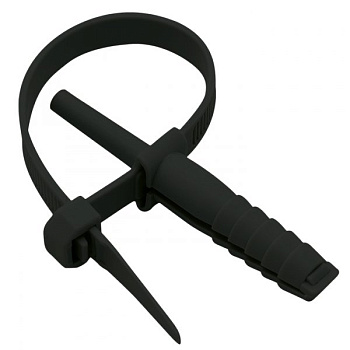 EKF PROxima Хомут дюбельный черный (7х150) (50шт.)