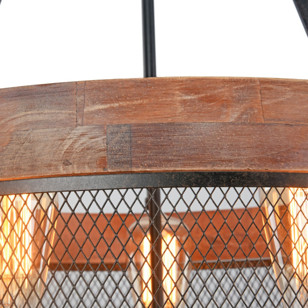 Купить Freya Loft Vittoria Черный Подвесной светильник E27 60W FR4561-PL-05-B