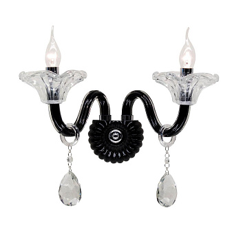 Citilux CL351323 Ирида Черн+Прозр Светильник Бра