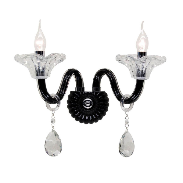 Citilux CL351323 Ирида Черн+Прозр Светильник Бра