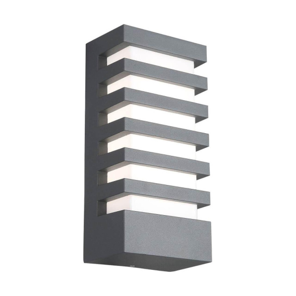 ST LUCE SL091.711.01 Светильник уличный настенный  Серый кварцевый/Белый кварцевый, Серый кварцевый L