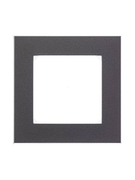 Купить ABB EPJ Levit сталь / дымчатый чёрный Рамка 1 пост 2CHH015010A6069