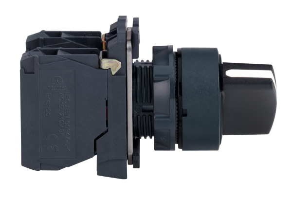 Купить SE XB5 Переключатель 1-0 с фиксацией чёрный 1НО XB5AD21