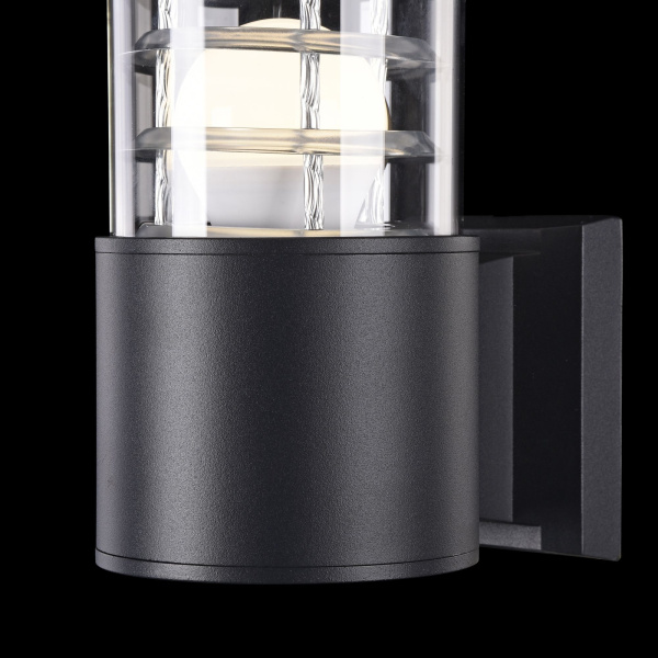 Купить Maytoni Outdoor Bronx Черный Бра 1xE27 60W O576WL-01B