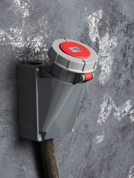 Купить EKF PROxima Розетка стационарная наружная 1342 3Р+РЕ 63А 380В IP67