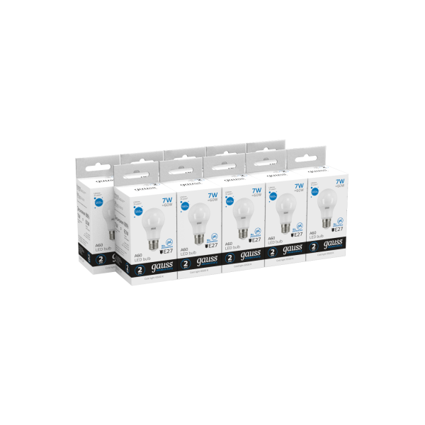 Купить Gauss Лампа Elementary A60 7W 560lm 6500K E27 LED 23237A