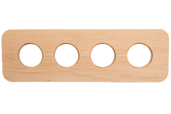 BIRONI Шедель Верди Бук Натурэль Рамка 4-ая (скрытый монтаж) BF5-640-10