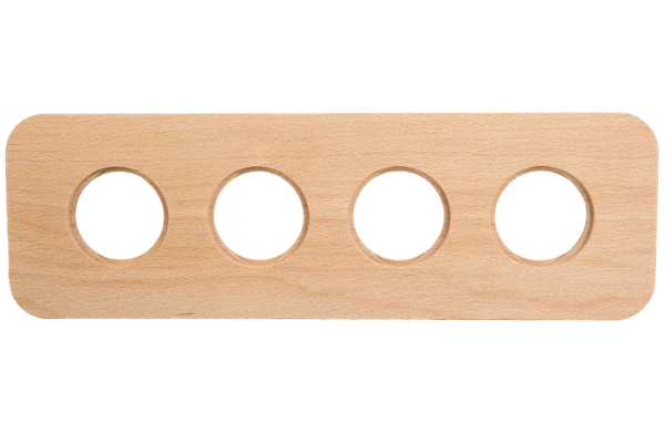 BIRONI Шедель Верди Бук Натурэль Рамка 4-ая (скрытый монтаж) BF5-640-10