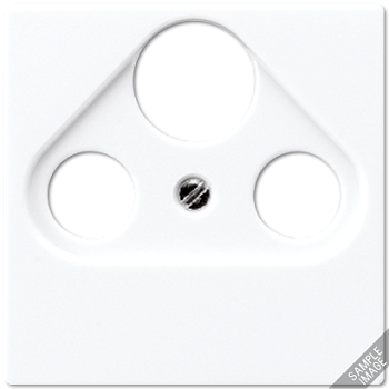 JUNG AS 500 Бежевая Накладка TV-SAT-FM розетки A561PLSAT