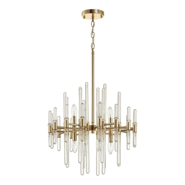 Odeon Light 4988/8 HALL ODL22 387 золотой/стекло Люстра E14 8*40W STIKA