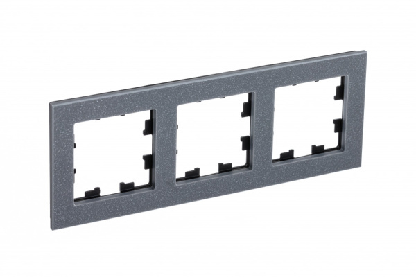 Systeme Electric AtlasDesign Nature Мрамор айс грей Рамка 3-ая