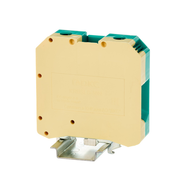 DKC Nuputuk Клемма заземления, винтовой зажим, 2 точки подключения, 50 кв.мм