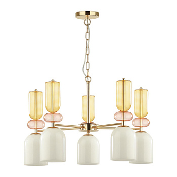 Lumion 4589/5 MODERNI LN22 127 золотой Люстра E27 5*40W 220V GILLIAN