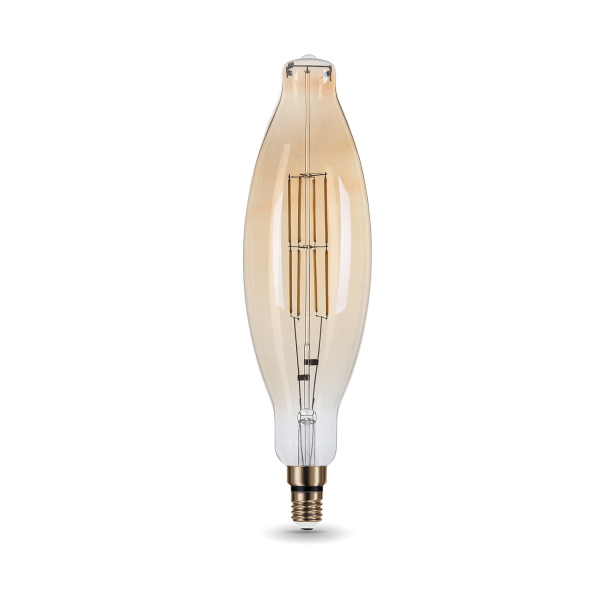 Купить Gauss Лампа Filament BT120 6W 780lm 2400К Е27 golden straight LED 155802008