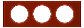 Legrand Celiane2 Смальта кармин Рамка 3-ая (2+2+2 мод) 069473