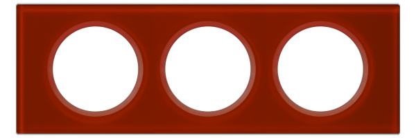 Legrand Celiane2 Смальта кармин Рамка 3-ая (2+2+2 мод) 069473