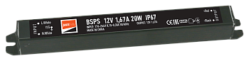 Jazzway BSPS 12V1,67A=20W IP67 3 г.гар. .3329242A